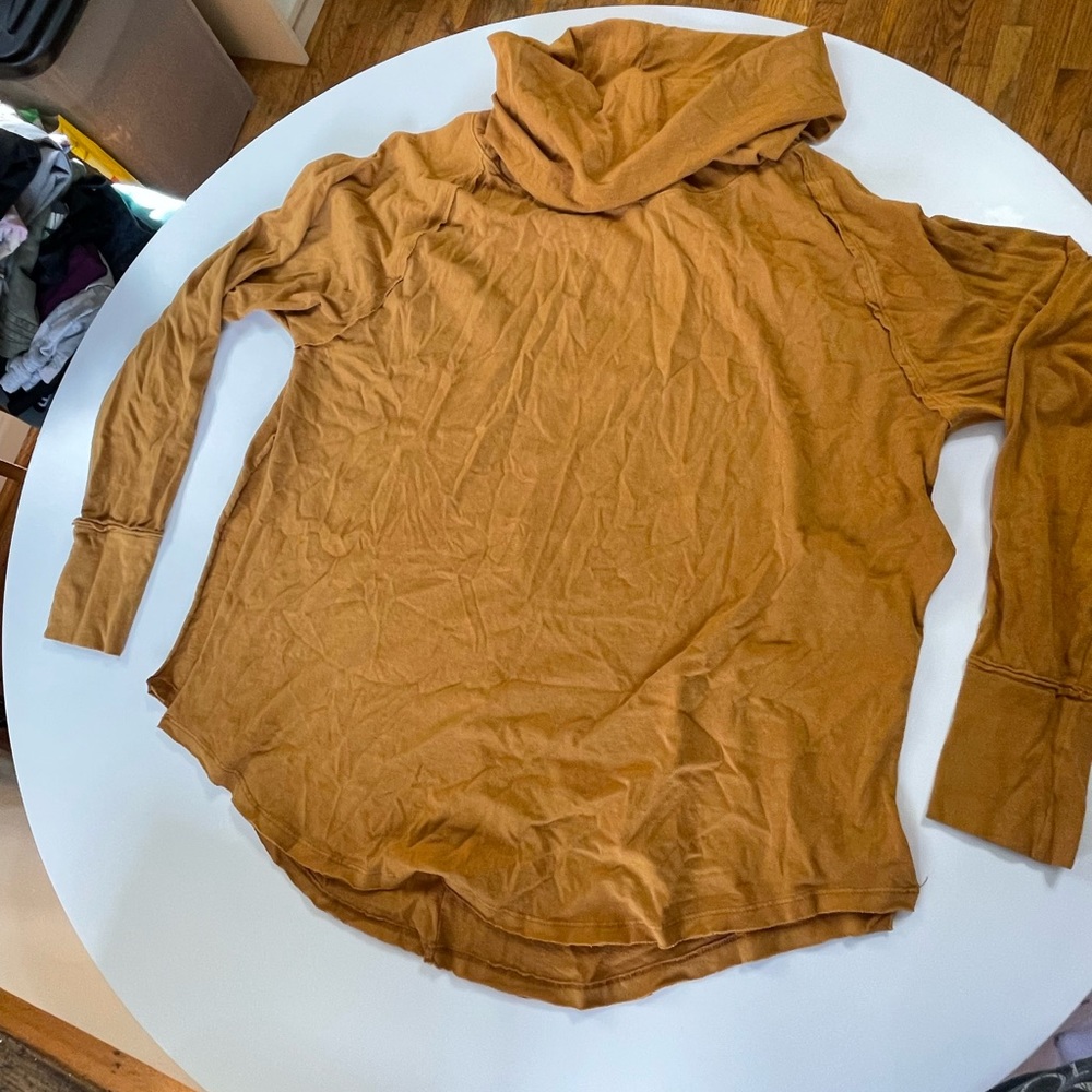 We The Free Long Sleeve Cowl Neck Top